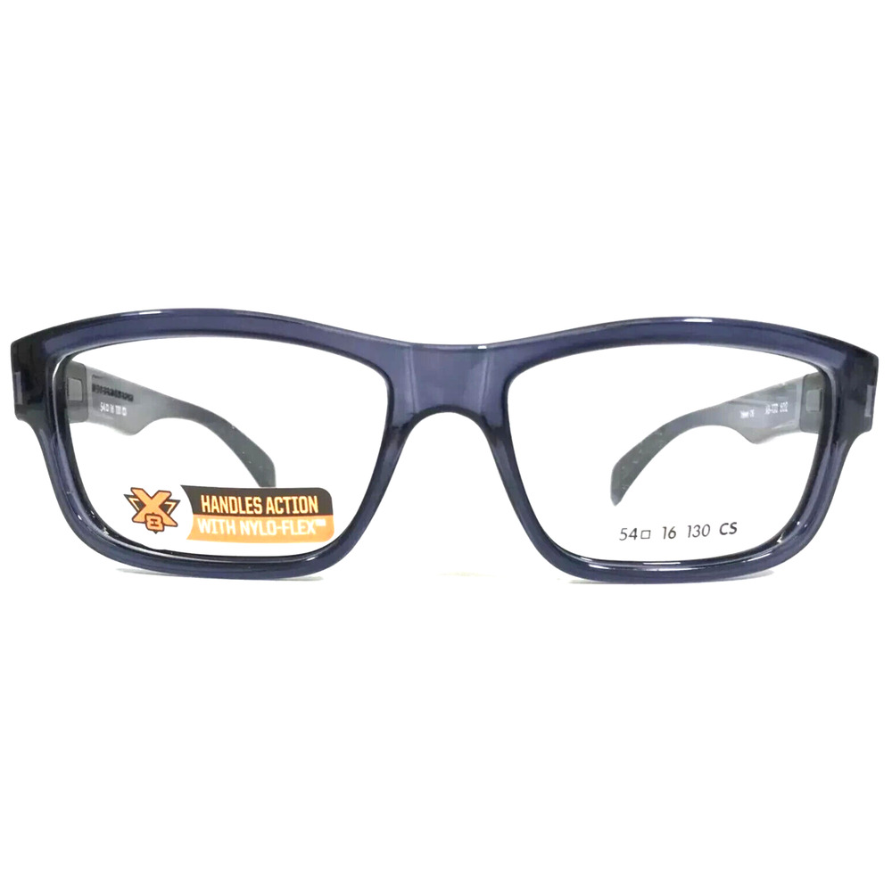 LIBERTY SPORT XB-100 602 CLEAR BLUE NYLO FLEX EYEGLASSES FRAME 54-16